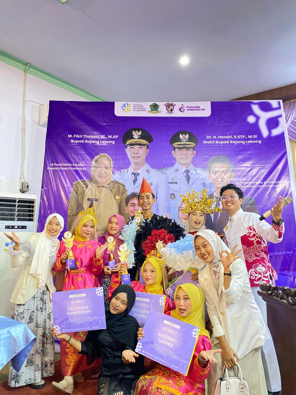 PIK-M EDL IAIN Curup Borong Prestasi di Ajang Duta GenRe dan Jambore Kreativitas Rejang Lebong 2025