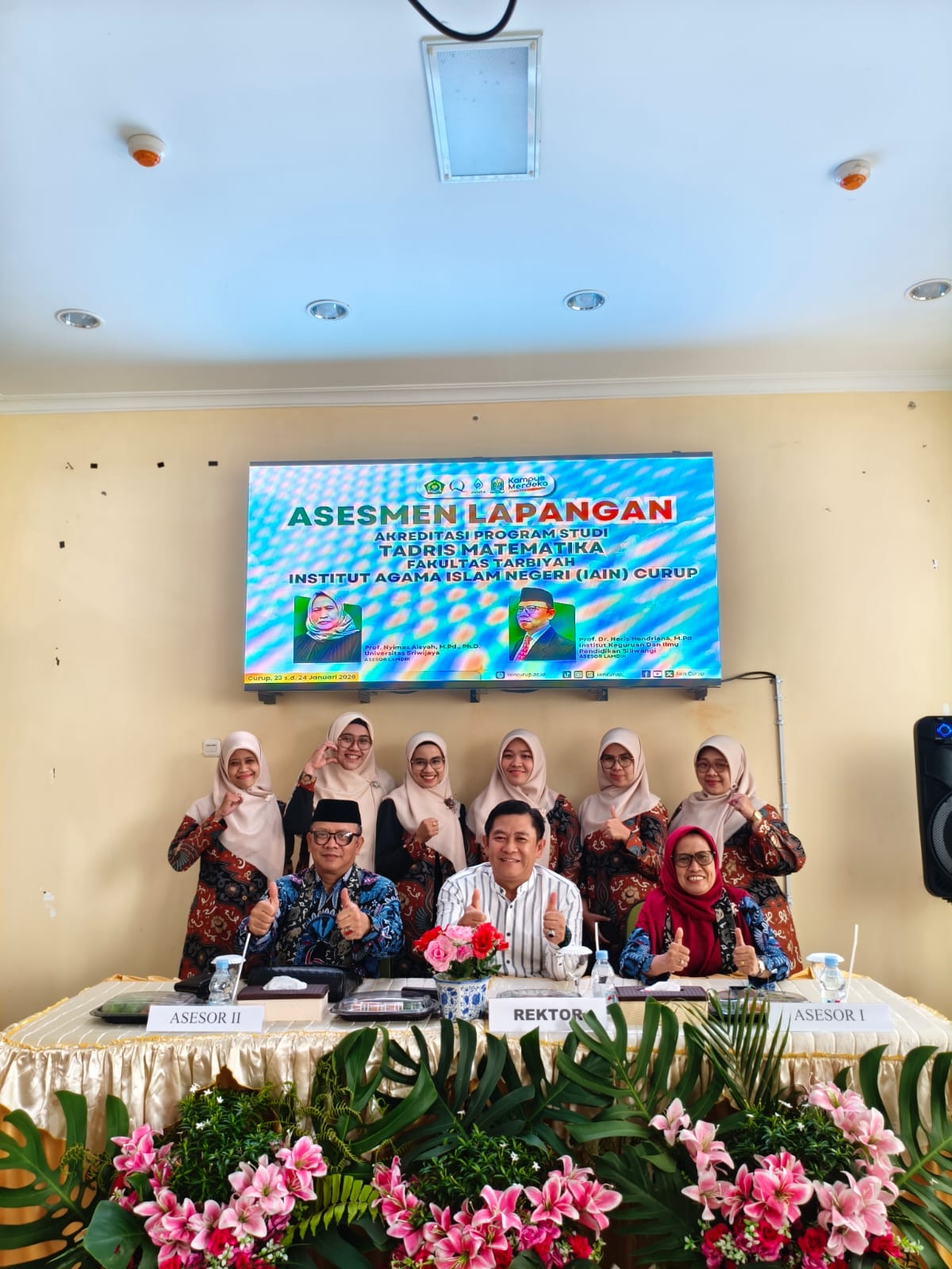 Menuju Akreditasi Unggul, Prodi Tadris Matematika IAIN Curup Jalani Asesmen Lapangan LAMDIK