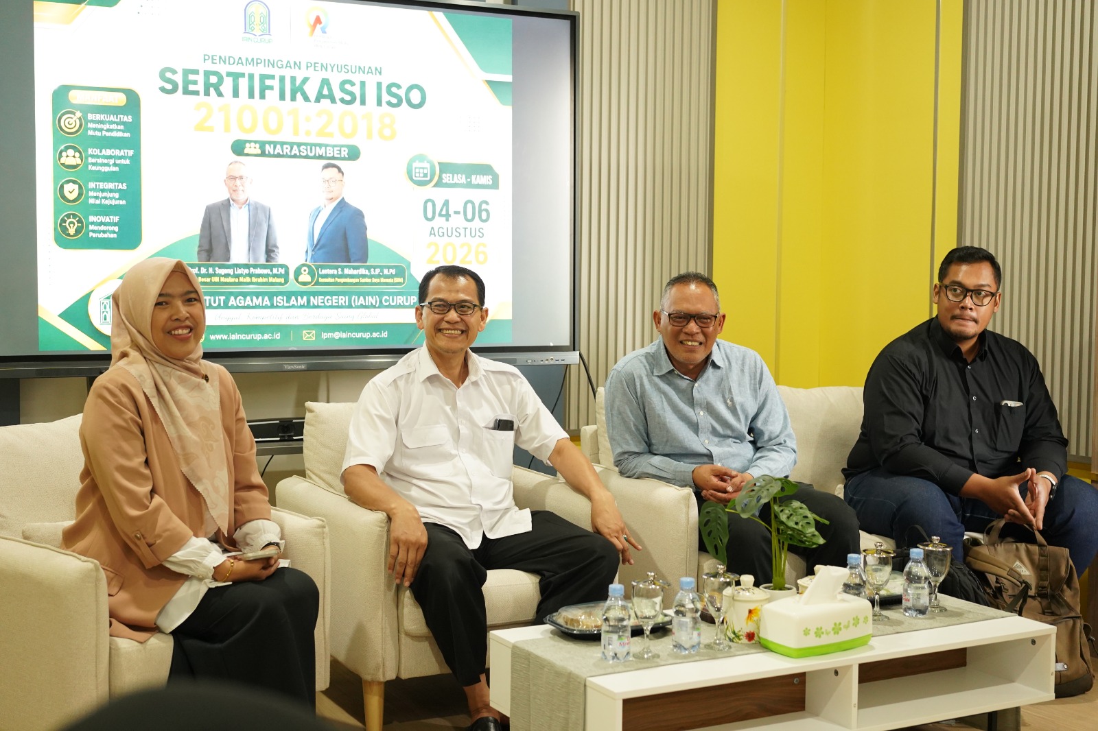 IAIN Curup Perkuat Budaya Mutu melalui Pendampingan Penyusunan Sertifikasi ISO 21001:2018