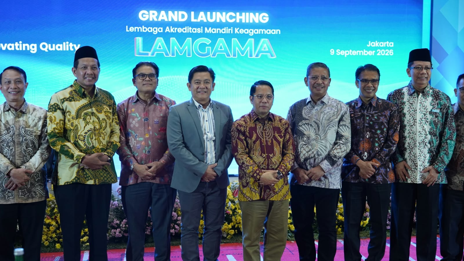 Rektor IAIN Curup Hadiri Grand Launching LAMGAMA di Jakarta, Sekjen Kemenag Buka Acara Secara Resmi