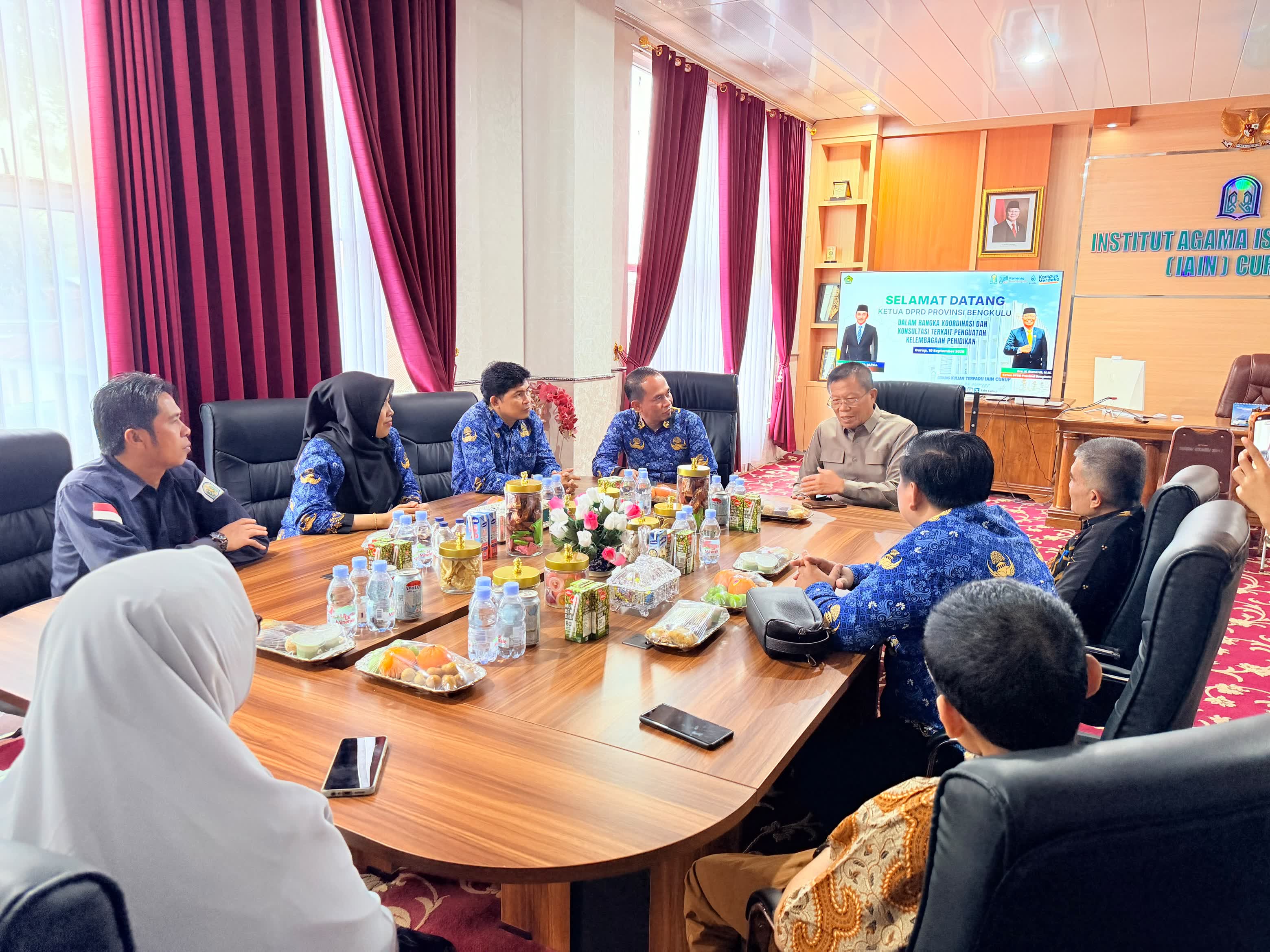 Ketua DPRD Provinsi Bengkulu Kunjungi IAIN Curup, Perkuat Sinergi dan Dukungan Transformasi Menuju UIN 