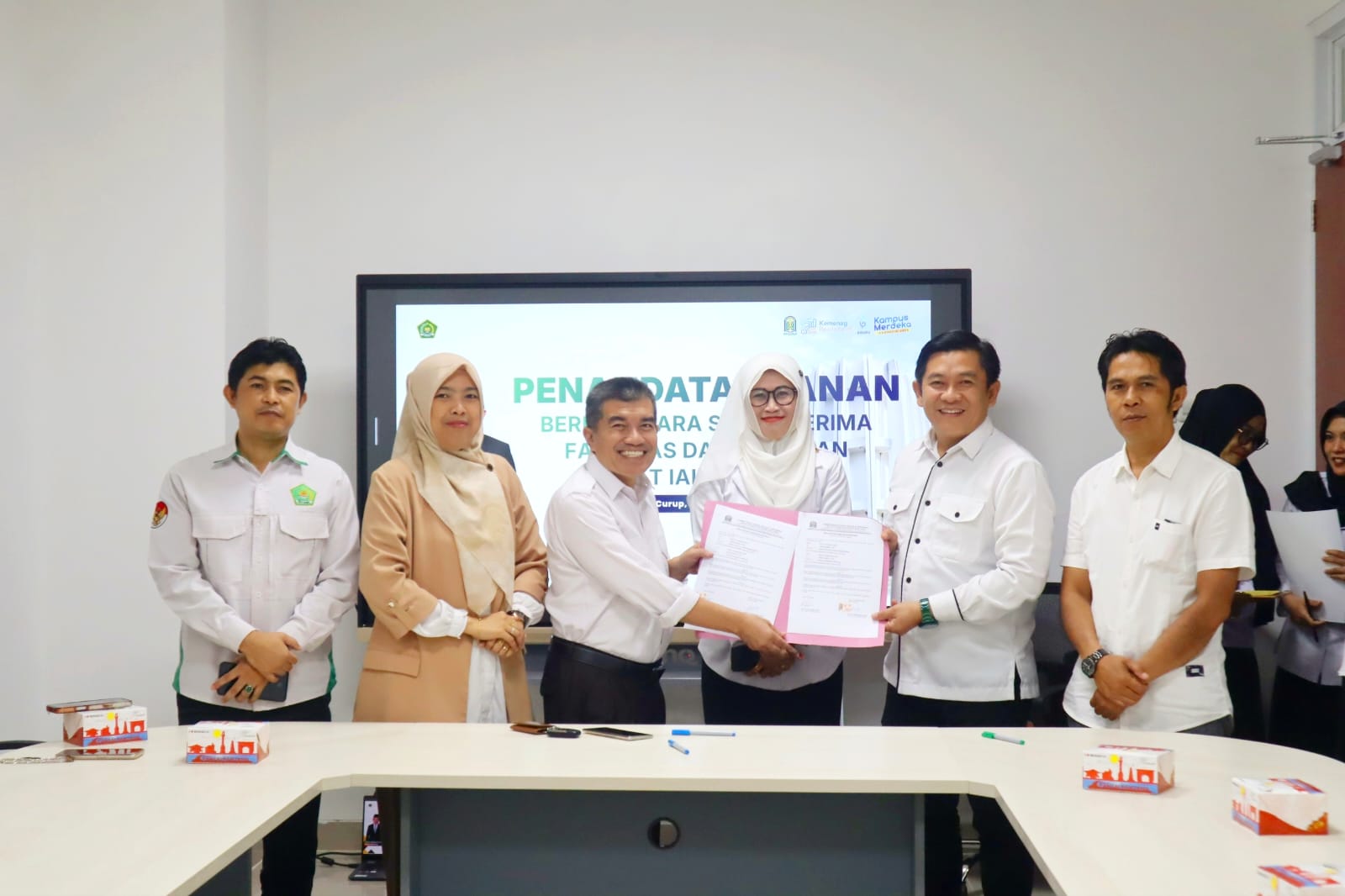 Penandatanganan Berita Acara GKT, IAIN Curup Perkuat Tata Kelola Sarana Akademik