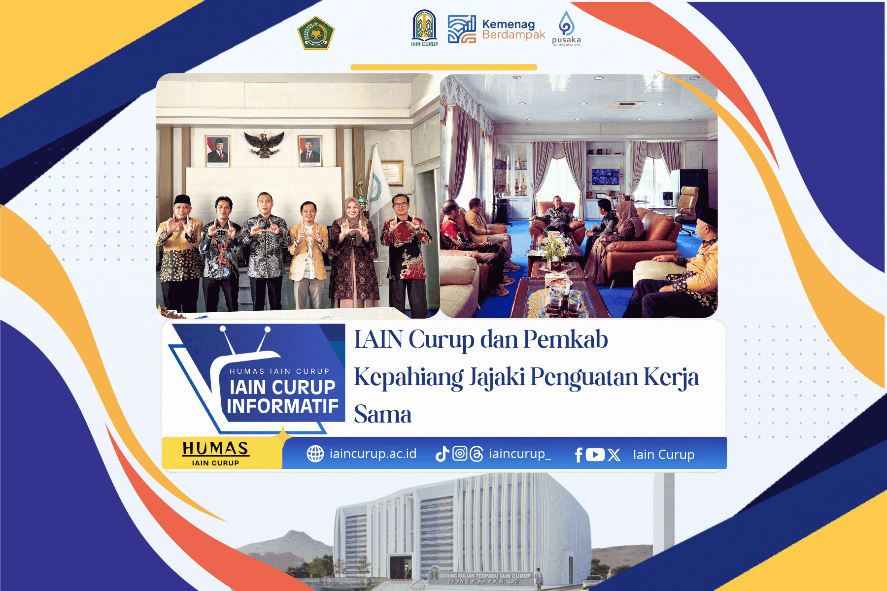 IAIN Curup dan Pemkab Kepahiang Jajaki Penguatan Kerja Sama 