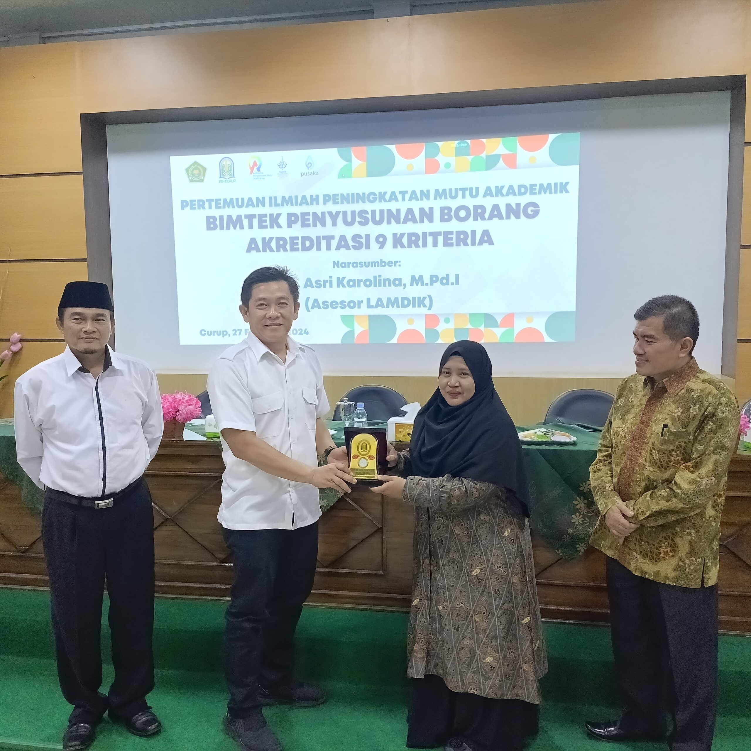 Pertemuan Ilmiah Peningkatan Mutu Akademik, Kampus IAIN Curup adakan Bimtek Penyuluhan Borang Akreditasi 9 Kriteria, Libatkan Seluruh Dosen