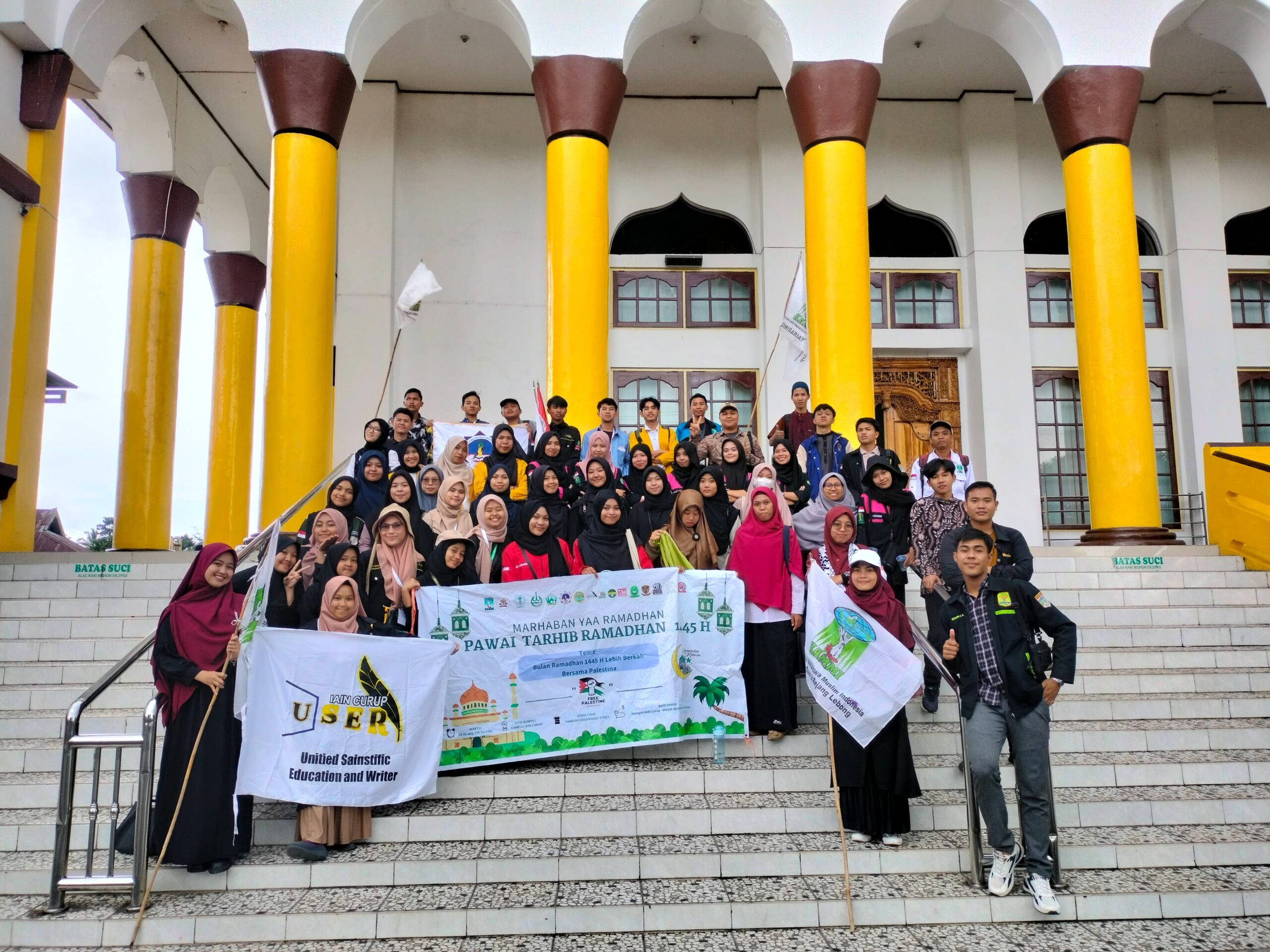 Organisasi Mahasiswa IAIN Curup Gelar Pawai Semangat Ramadhan dan Solidaritas Palestina