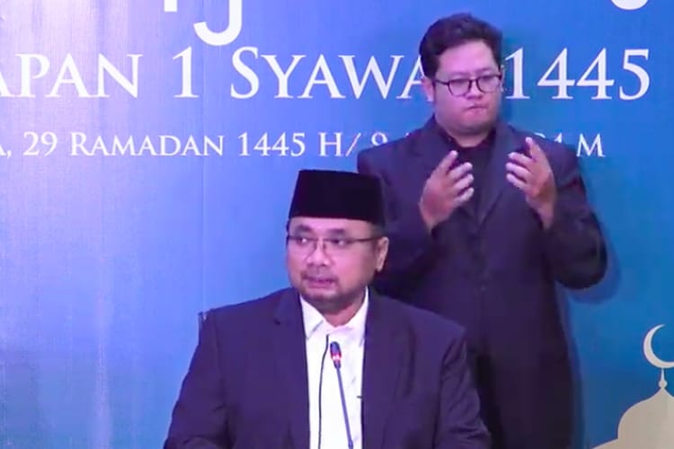 Kemenag RI Resmi Tetapkan 1 Syawal 1445 Hijriah Jatuh pada Rabu, 10 April 2024