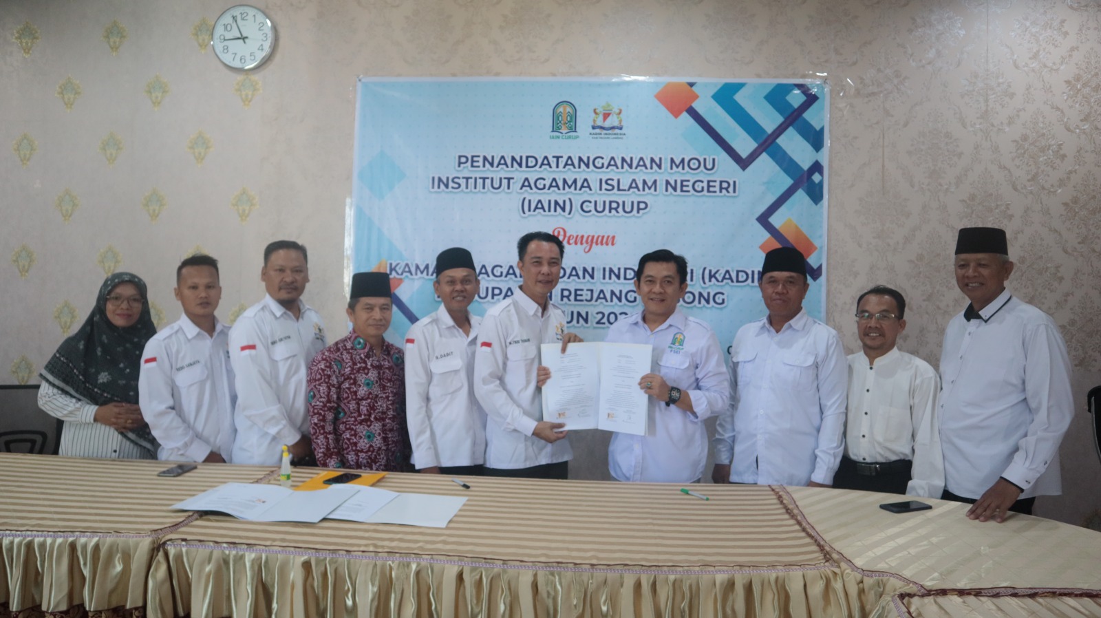 IAIN Curup lakukan Penandatanganan dengan Kamar Dagang dan Industri (KADIN) Kabupaten Rejang Lebong