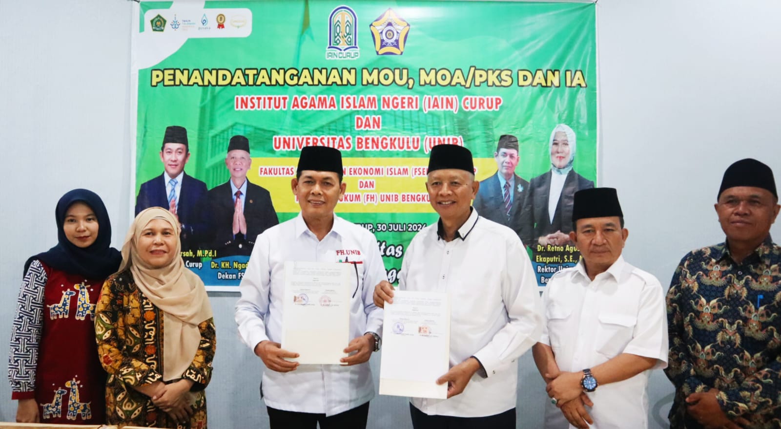 FSEI IAIN Curup Lakukan Pendatangan MoU,MoA/PKS dan IA Dengan Fakultas Hukum Universitas Bengkulu