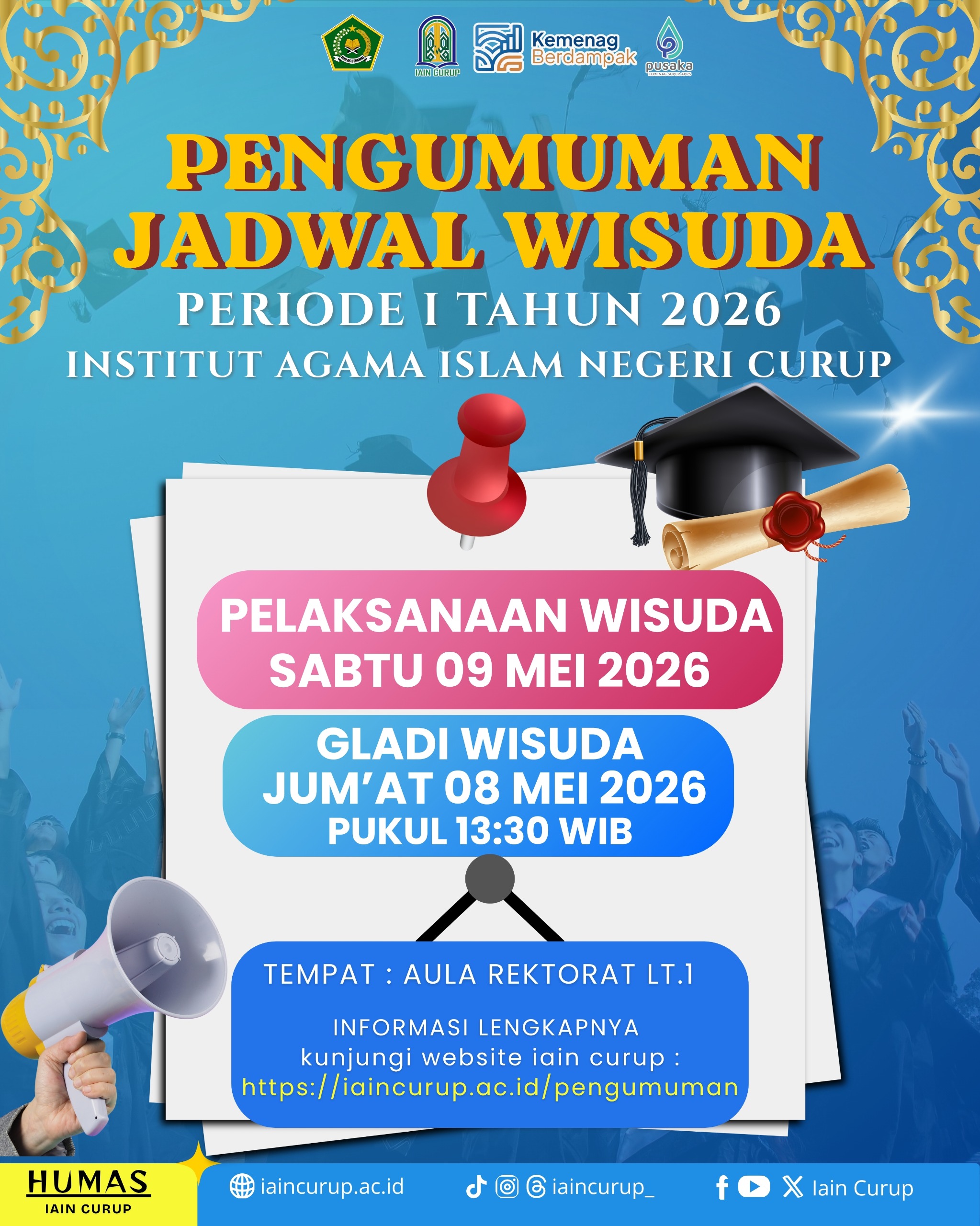 Pengumuman Wisuda Periode I Tahun 2026