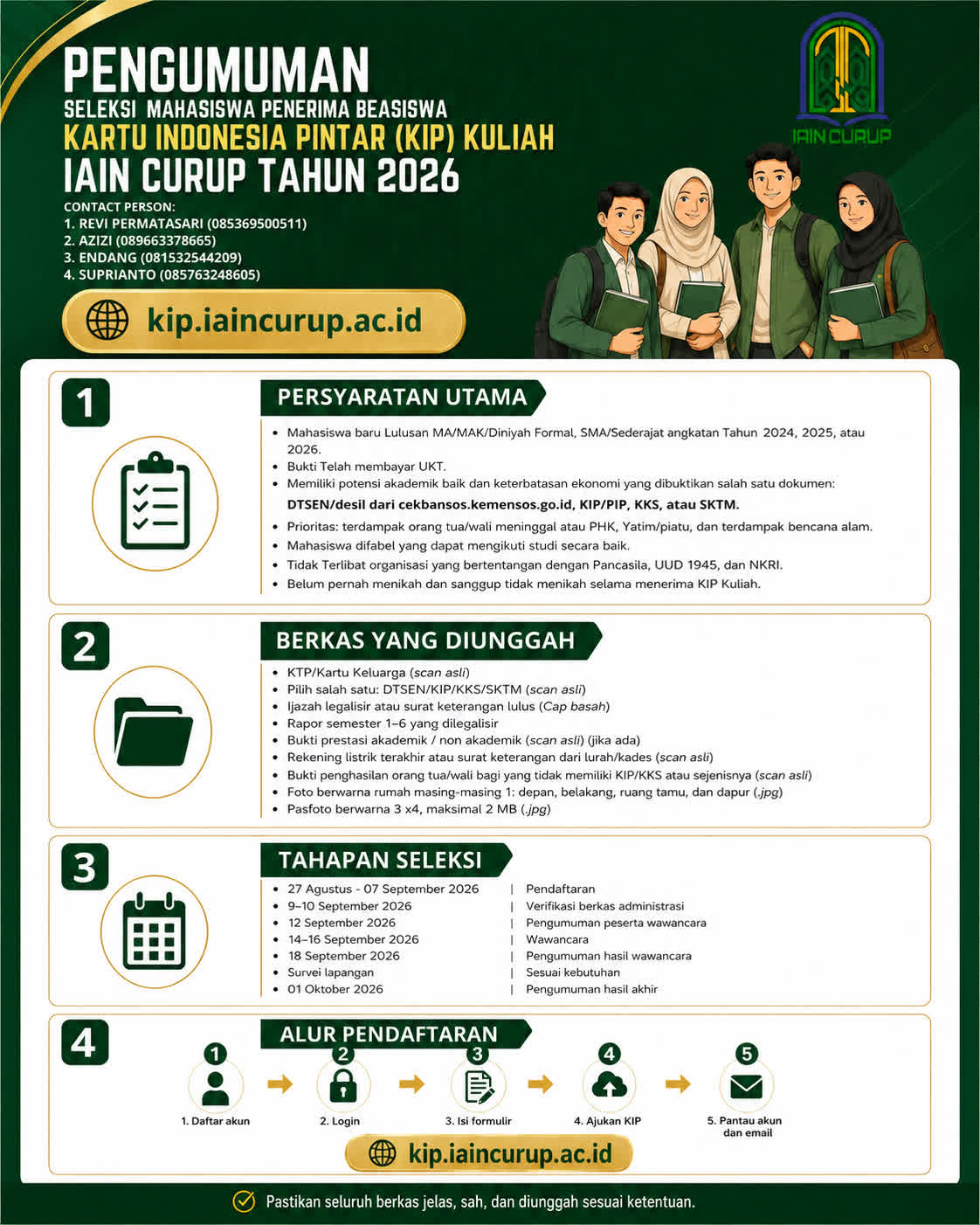 Seleksi Mahasiswa Penerima Beasiswa KIP 2026